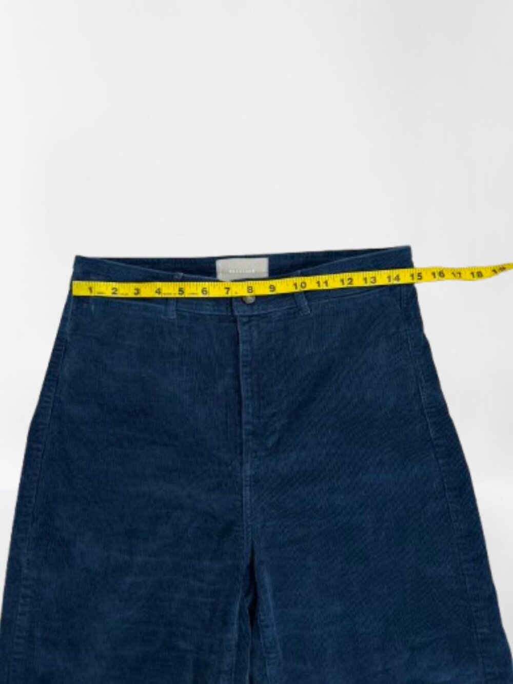 Everlane Women's Corduroy High Rise Wide leg Pants Size 8 in Dark Teal - Picture 6 of 8